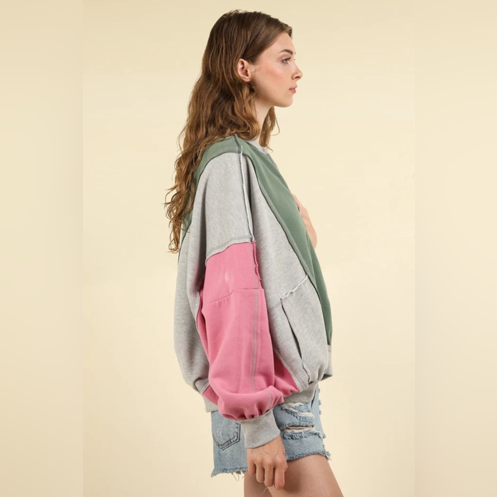 Colorblock Zip-Up Jacket - Picture 4 of 9